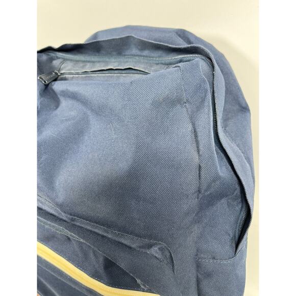 HERSCHEL Backpack Pop Quiz Canvas Leather Trim Waterproof Blue 22L - Picture 7 of 16